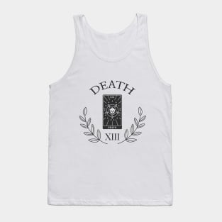 minimalistic death skull tarot Tank Top